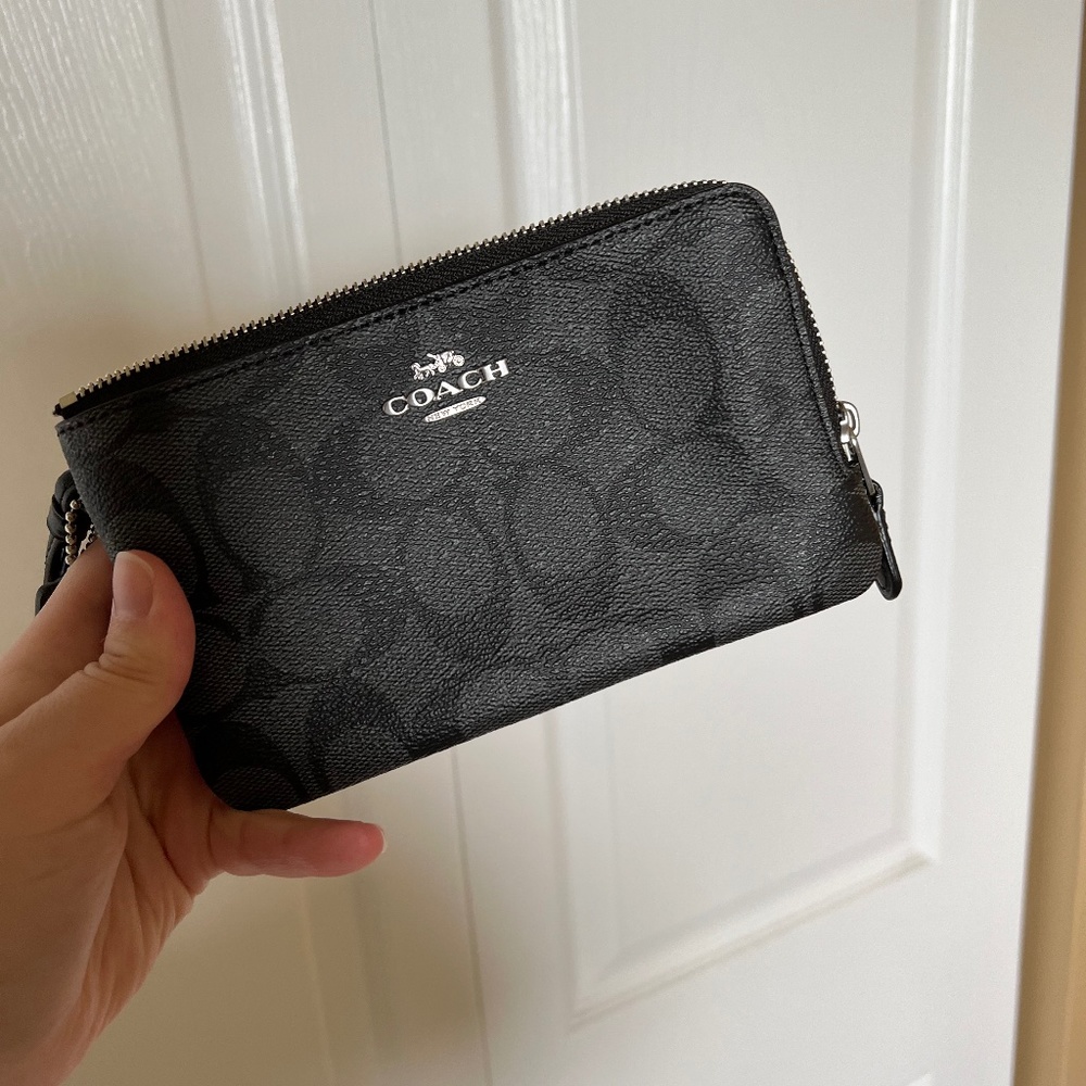 Coach Double Zip Wristlet